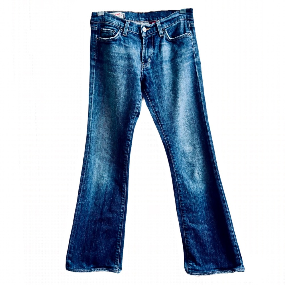 Red Engine Straight Leg Jeans - Dark Blue size 28